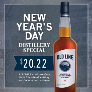 Old Line Spirits New Years Bottle Special