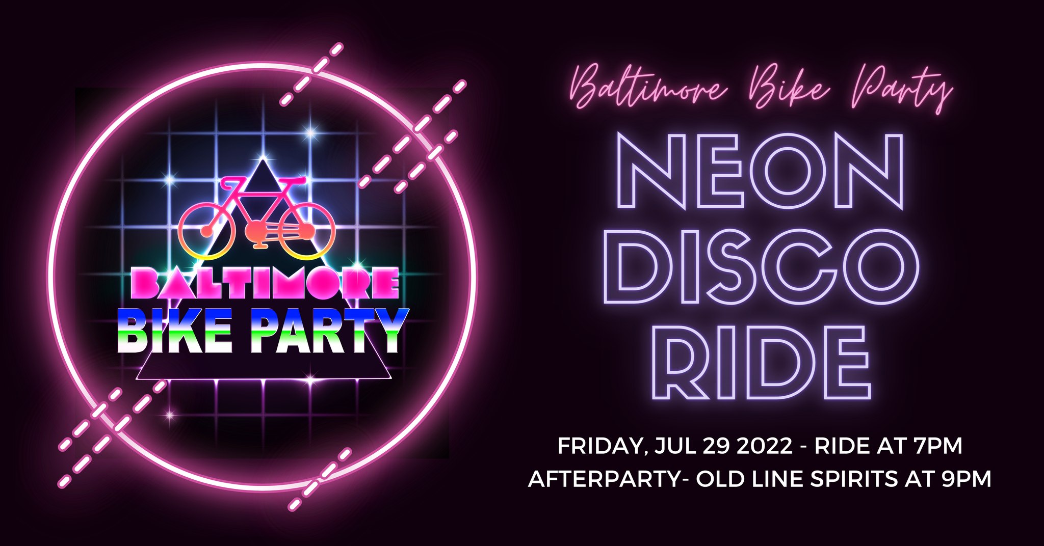 Bike Party- Neon Disco Ride! | Old Line Spirits