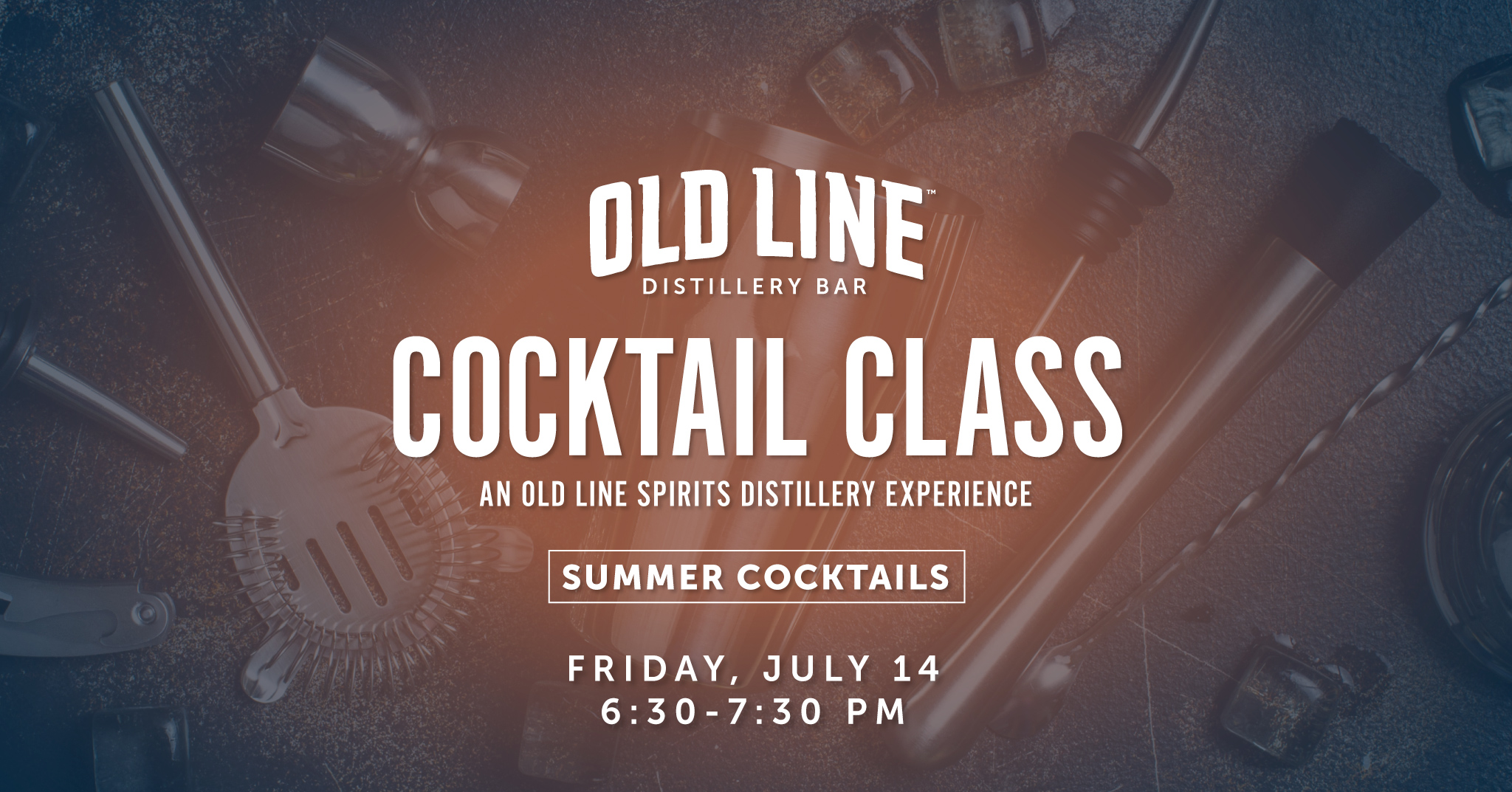 Old Line Cocktail Class Summer Cocktails