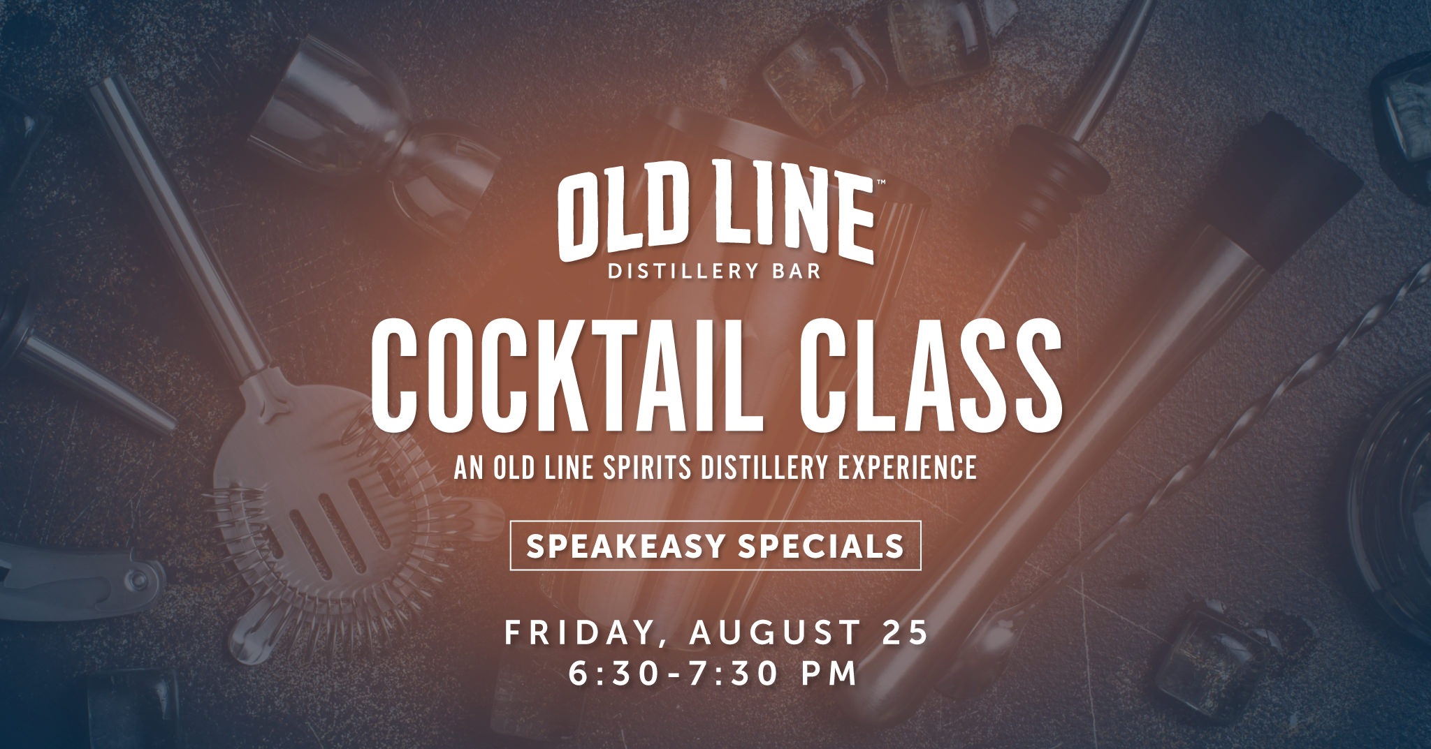 Old Line Cocktail Class Speakeasy Specials