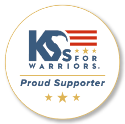 K9s For Warriors Proud Supporter