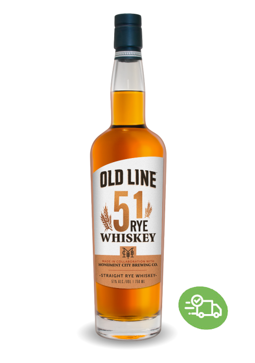 Old Line Spirits 51 High Malt Rye Whiskey